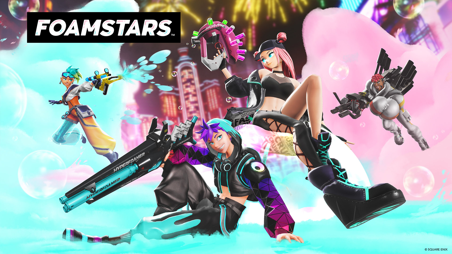 SQUARE ENIX TO LAUNCH FOAMSTARS - 4V4 FOAM PARTY SHOOTER - FEBRUARY 6 ON PLAYSTATION PLUS