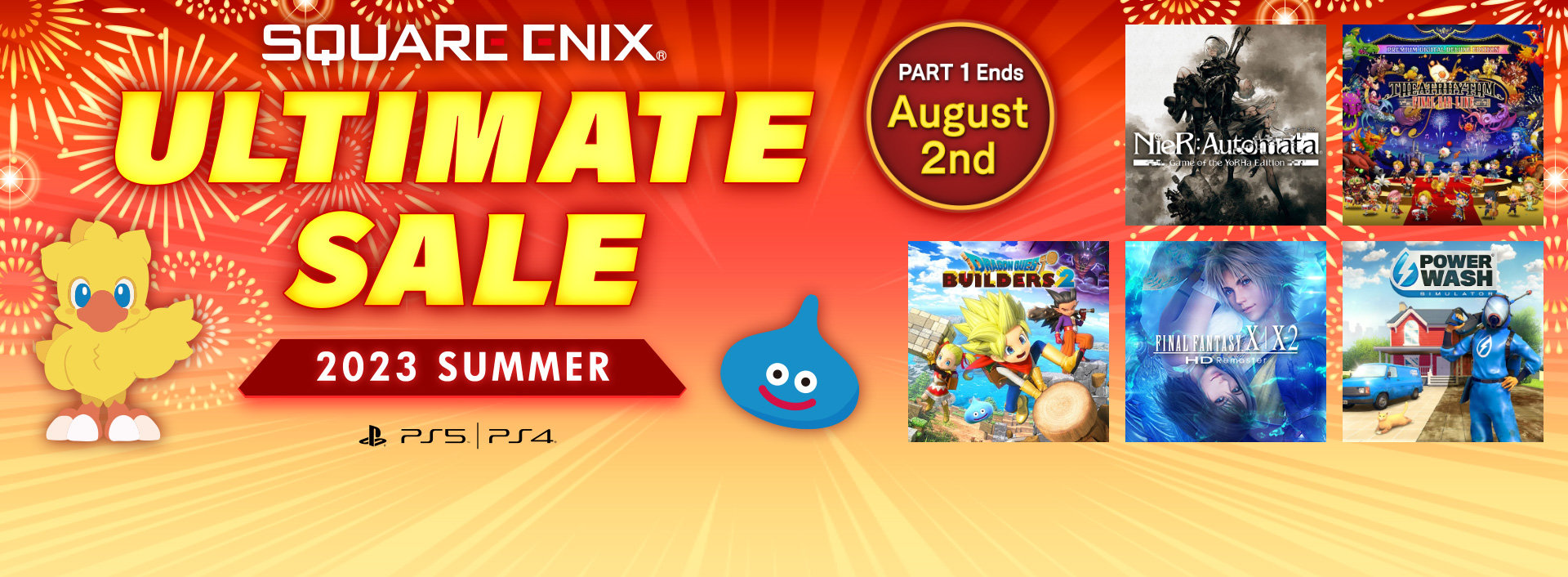 Downloadable versions of popular Square Enix games are on sale now!