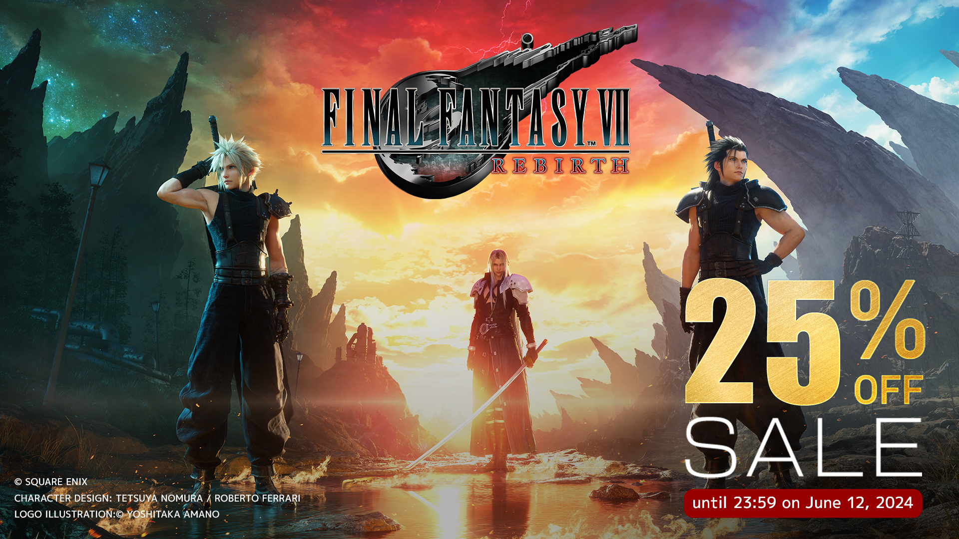 『FINAL FANTASY VII REBIRTH』25%OFF セール実施