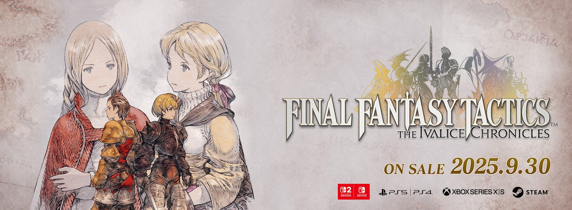 FINAL FANTASY TACTICS - The Ivalice Chronicles | Enhanced Version of Legendary RPG Coming to All Major Platforms on September 30